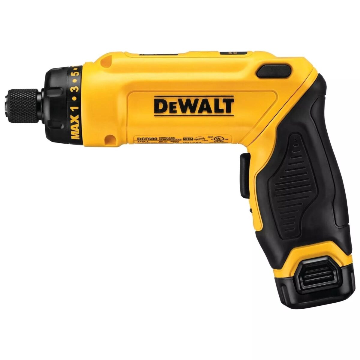 DEWALT 8V MAX Cordless Screwdriver Kit Gyroscopic 2 Batteries DCF680N2 (2)