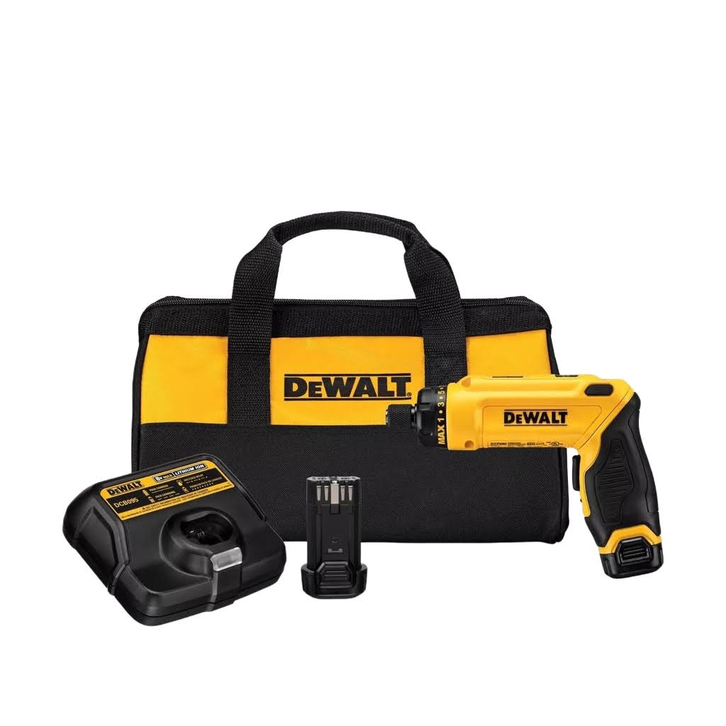 DEWALT 8V MAX Cordless Screwdriver Kit Gyroscopic 2 Batteries DCF680N2